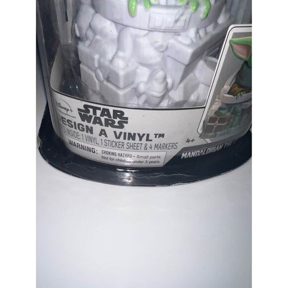 DISNEY Star Wars Design a Vinyl Mandolorian the Child YODA Stickers Markers (B) - Picture 3 of 4